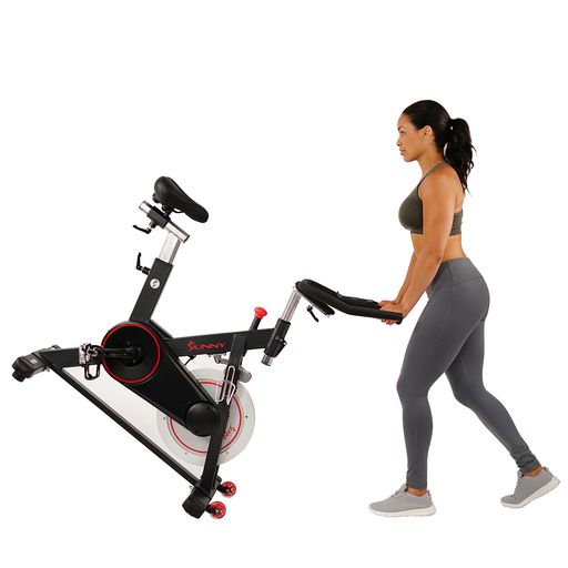 Magnetic Belt Drive Indoor Cycling Bike with 44 lb Flywheel and Large Device Holder