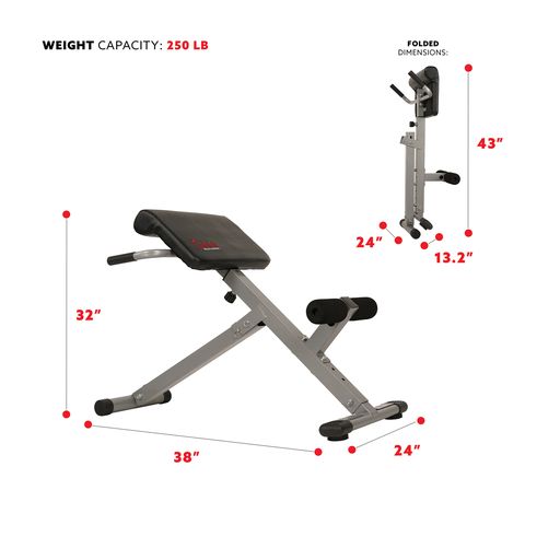 45 Degree Hyperextension Roman Chair