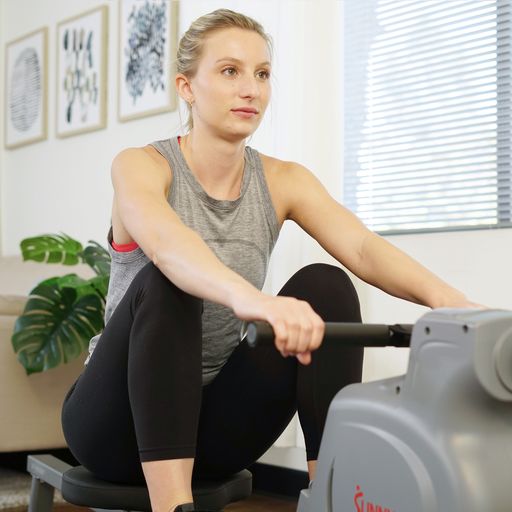 Space Efficient Convenient Magnetic Rowing Machine