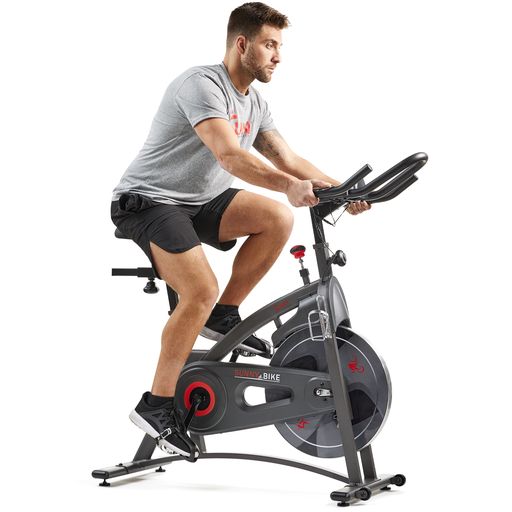 Premium Magnetic Resistance Smart Indoor Cycling Bike with Quiet Belt Drive and Exclusive SunnyFit® App Enhanced Bluetooth Connectivity