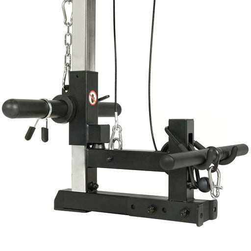 Lat Pull Down Attachment Pulley System for Power Racks