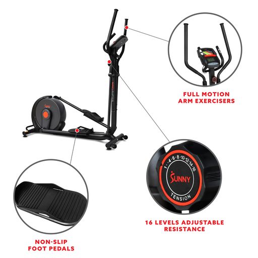 Power Stride Smart Elliptical Cross Trainer Machine