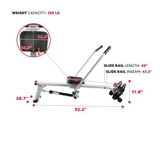 Full Motion Rowing Machine