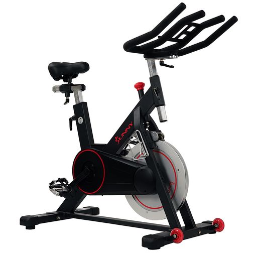 Magnetic Belt Drive Indoor Cycling Bike with 44 lb Flywheel and Large Device Holder