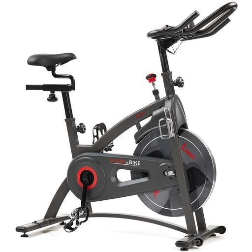 Premium Magnetic Resistance Smart Indoor Cycling Bike with Quiet Belt Drive and Exclusive SunnyFit® App Enhanced Bluetooth Connectivity