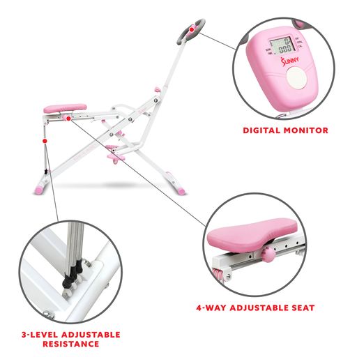 Upright Row-N-Ride® Exerciser in Pink