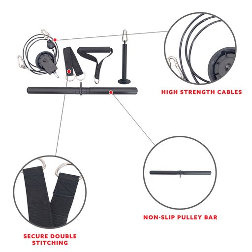 Lat Pull Down Attachment for Power Racks and Cages