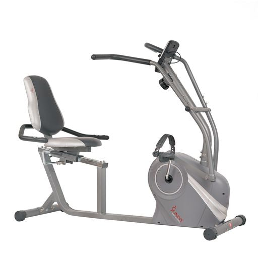 Cross Trainer Magnetic Recumbent Bike with Arm Exercisers