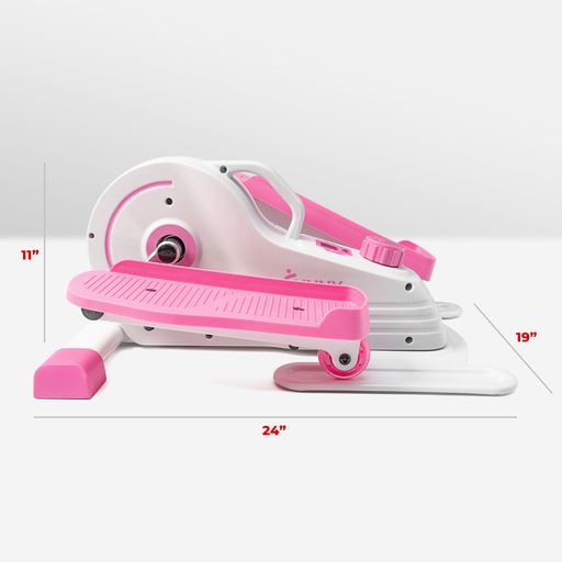 Pink Under Desk Elliptical Machine -