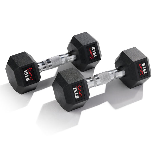 Core Fit Hex Style Dumbbells 15-Pound (Pair)