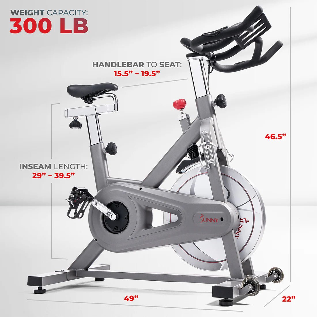 Sunny Health and Fitness Synergy Pro Magnetic Indoor Cycling Bike - Core Fitness House