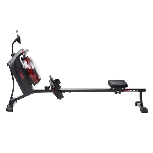 Hydro + Dual Resistance Smart Magnetic Water Rowing Machine in Black - Core Fitness House