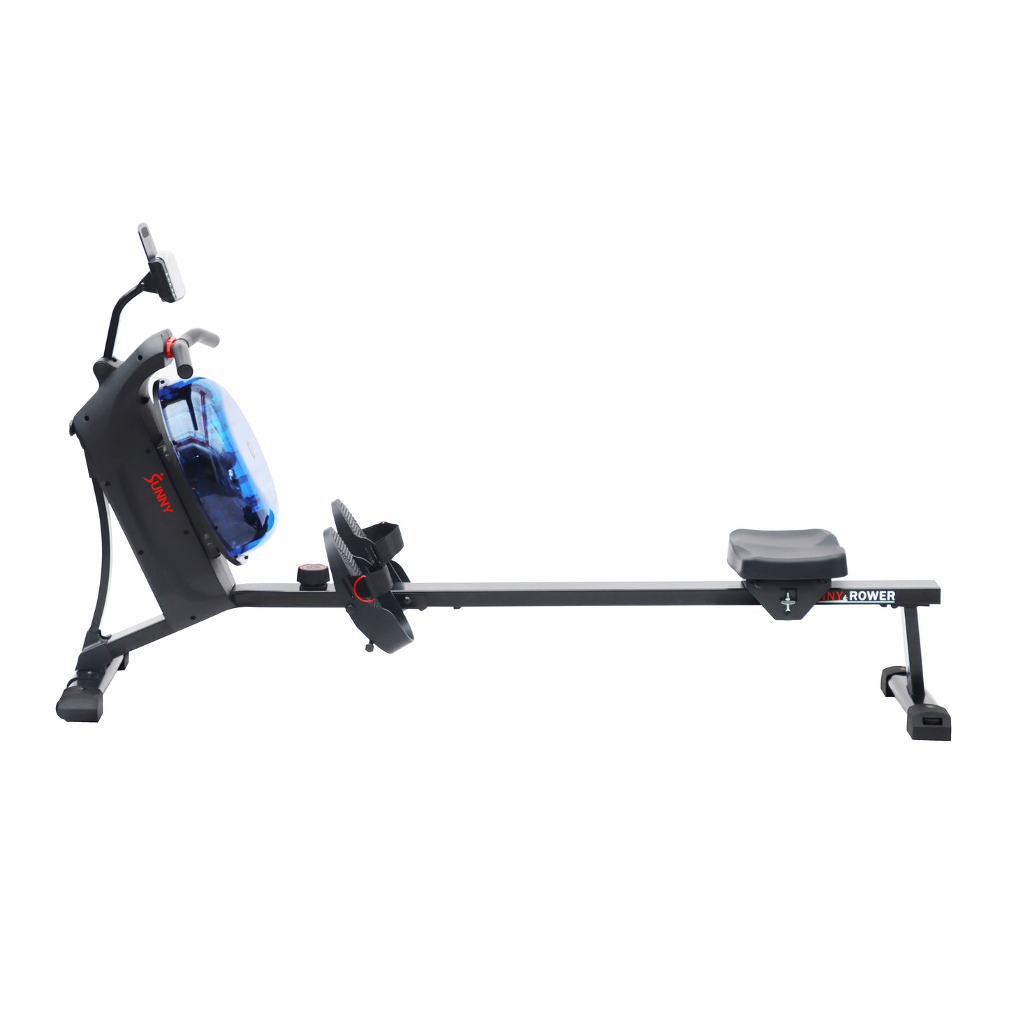 Hydro + Dual Resistance Smart Magnetic Water Rowing Machine in Blue