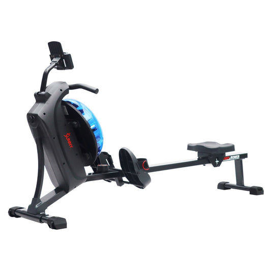 Hydro + Dual Resistance Smart Magnetic Water Rowing Machine in Blue - Core Fitness House