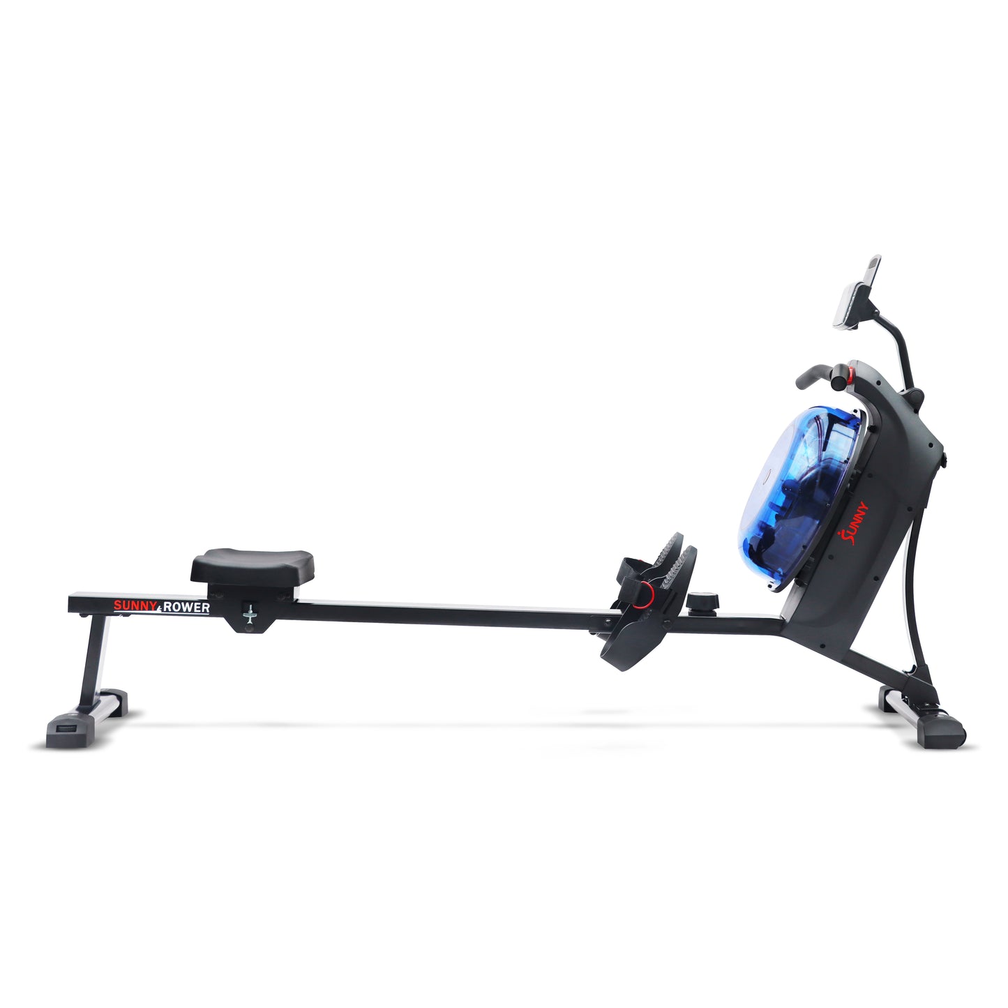 Hydro + Dual Resistance Smart Magnetic Water Rowing Machine in Blue