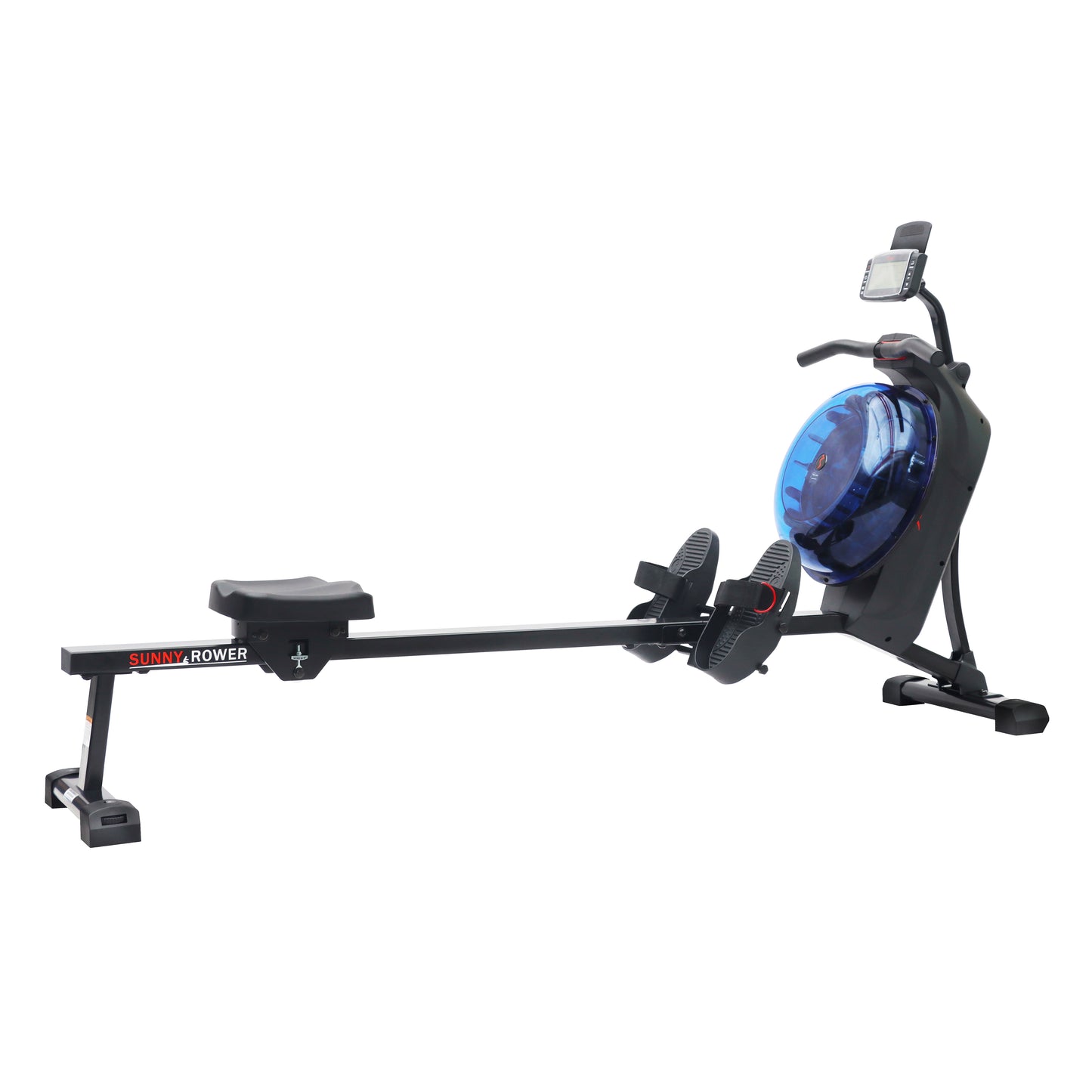 Hydro + Dual Resistance Smart Magnetic Water Rowing Machine in Blue