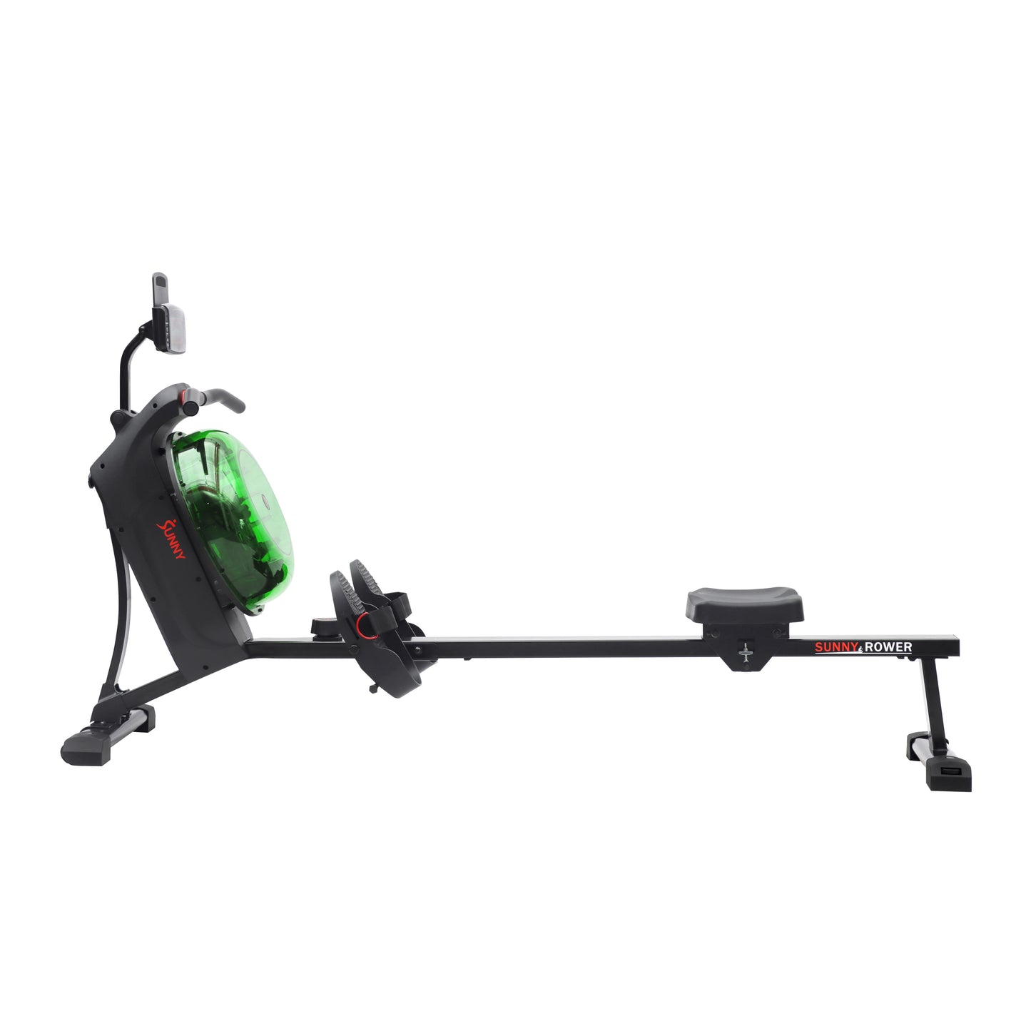 Hydro + Dual Resistance Smart Magnetic Water Rowing Machine in Green