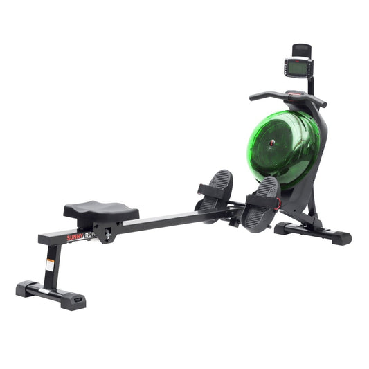 Hydro + Dual Resistance Smart Magnetic Water Rowing Machine in Green - Core Fitness House