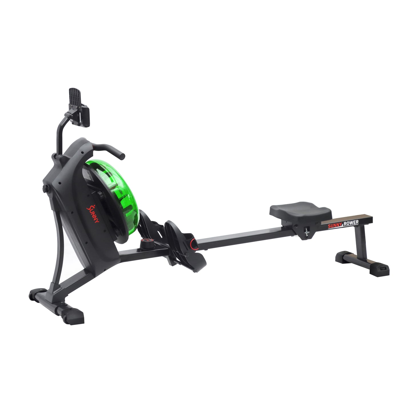 Hydro + Dual Resistance Smart Magnetic Water Rowing Machine in Green