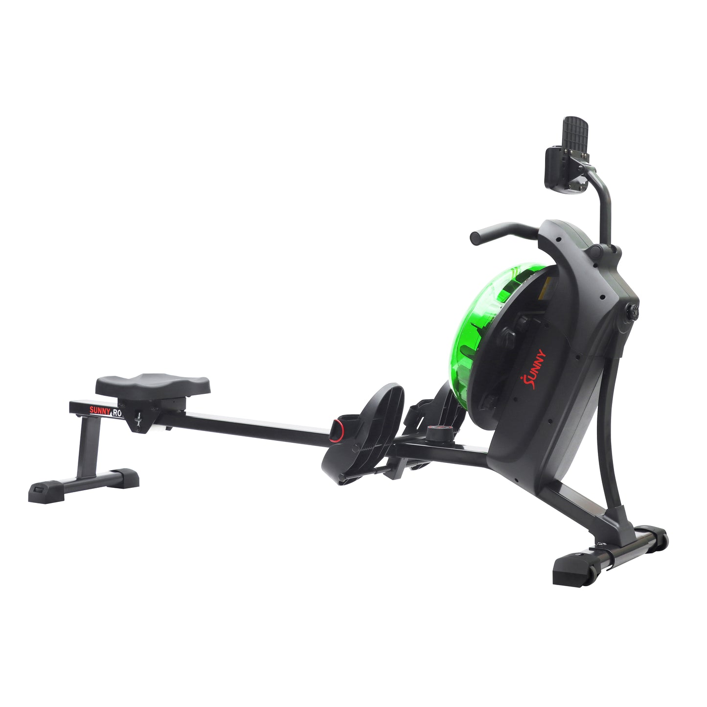 Hydro + Dual Resistance Smart Magnetic Water Rowing Machine in Green