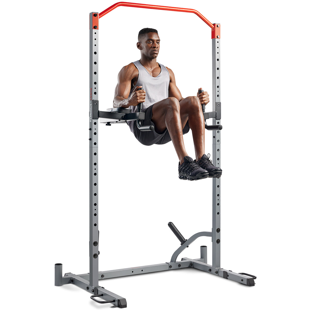 Adjustable Multi-Function Dip Station & Core Workout Attachment