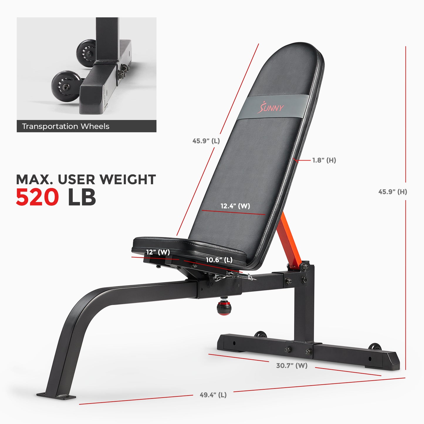 Adjustable Multifunction Weight Bench