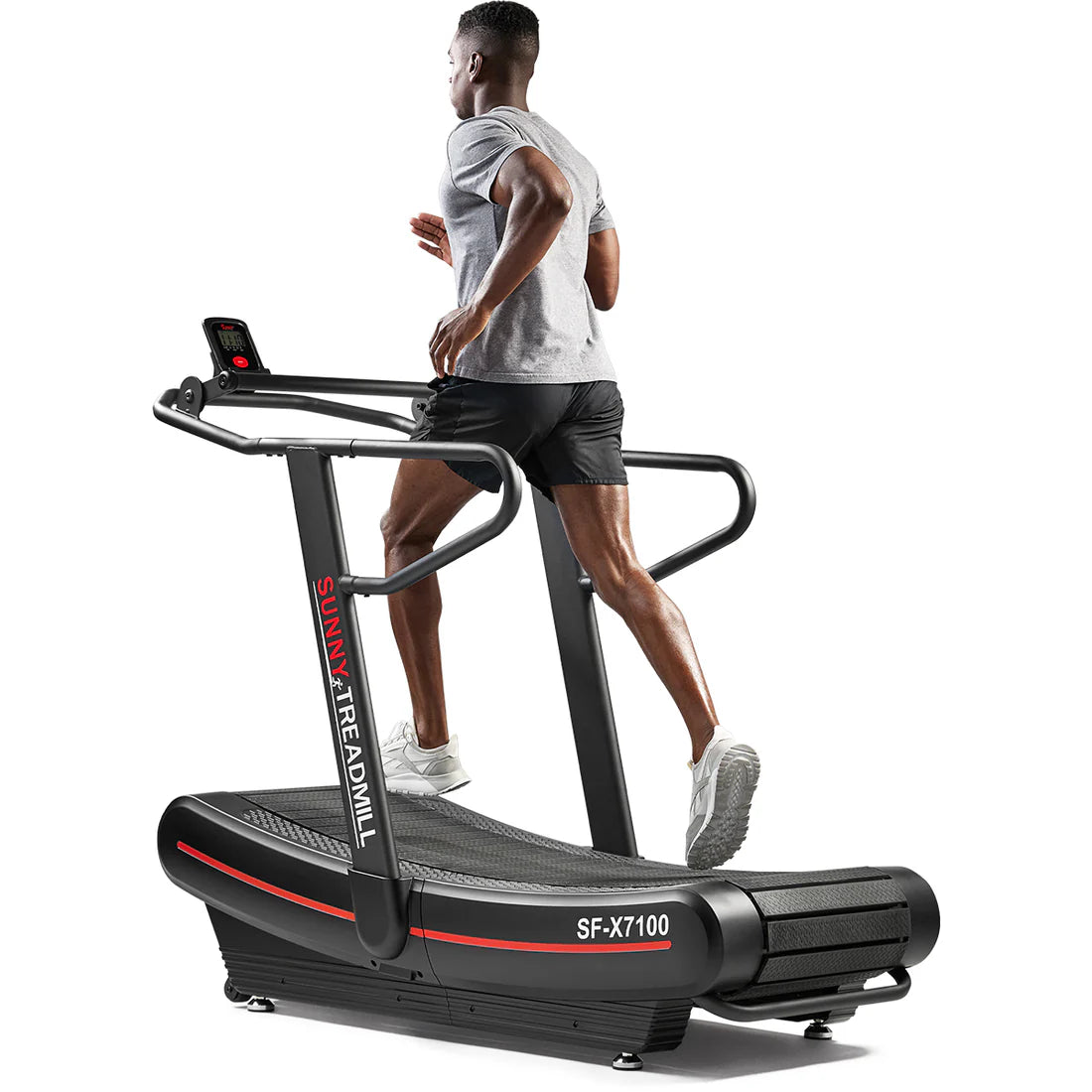 Sunny Health and Fitness Commercial Level Ergonomic Manual Treadmill