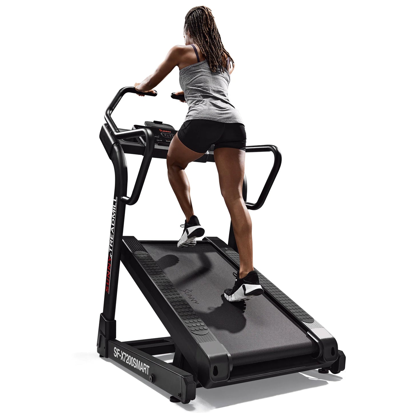 Sunny Health and Fitness Commercial Level Ultimate Incline Decline Treadmill