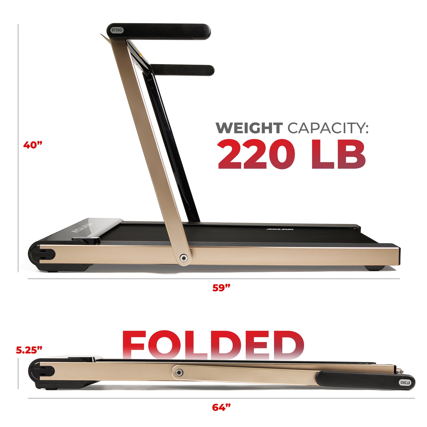 Slim Folding Motorized Treadmill